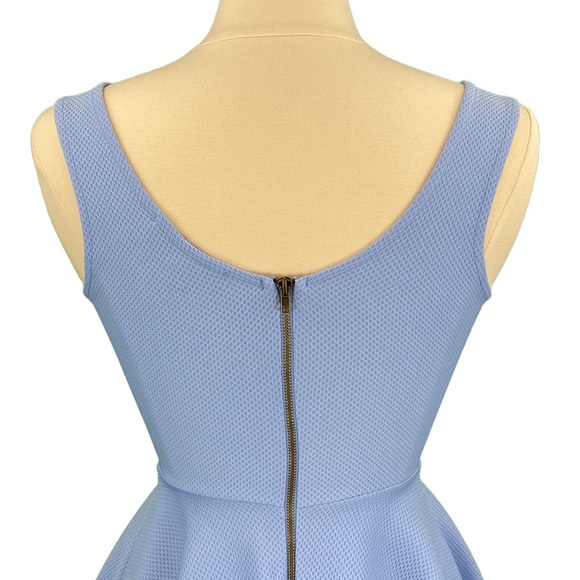 Lulu’s Baby Blue Home Before Daylight Mini Skater Dress - Picture 8 of 16